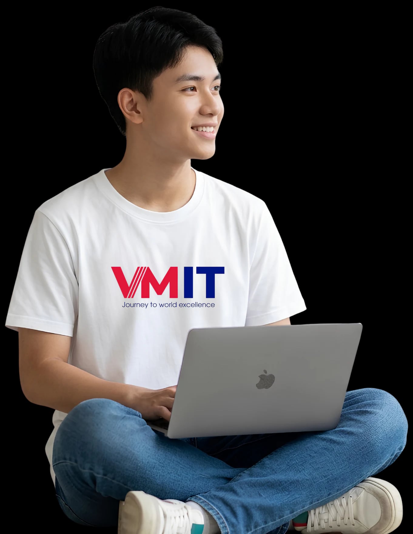 Sinh viên VMIT học cùng laptop